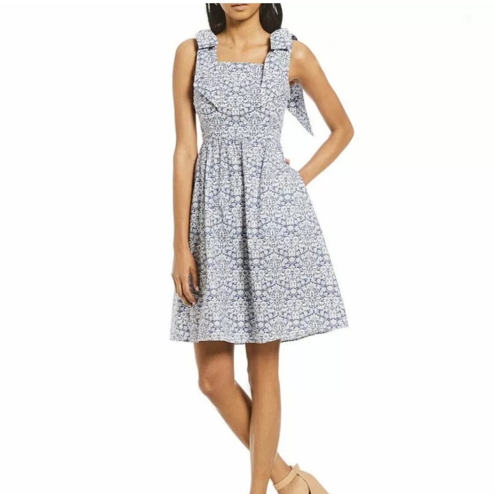 NWOT ANTONIO MELANI Hansen Fit & Flare Dress Size 6 Liberty of London Mortimer!